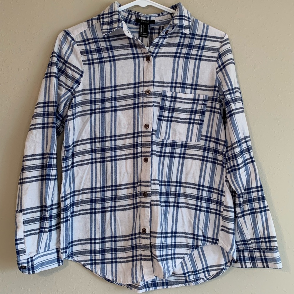 Blue flannel